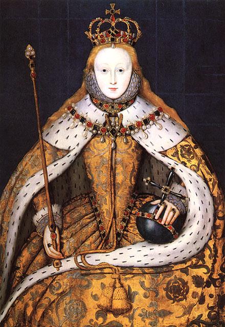 Elizabeth I in her coronation robes