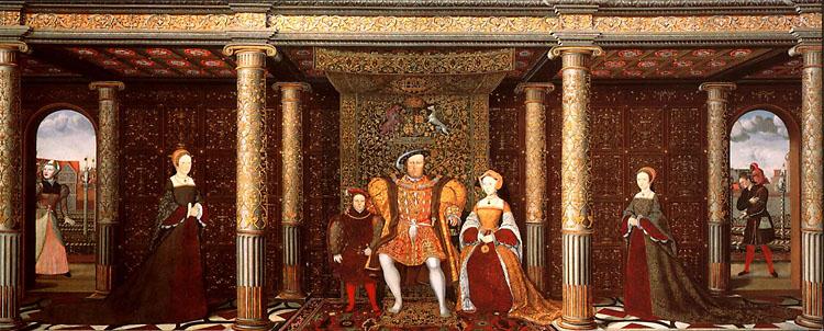 Family Portrait of Henry VIII, with Elizabeth